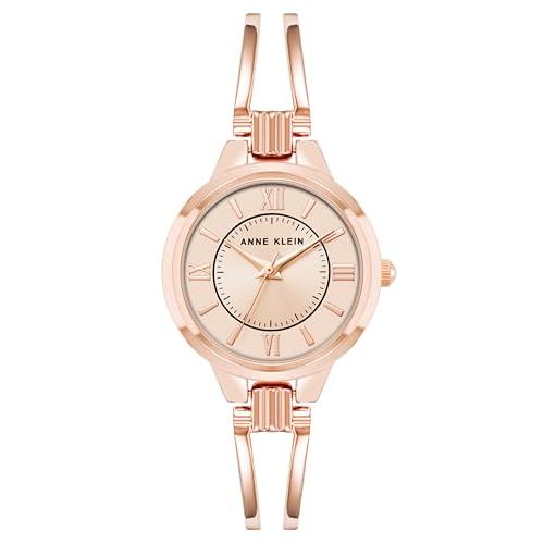 【並行輸入品】Anne Klein レディース オープンバングルウォッチ， ローズゴールド 2 Anne Klein Women's Open_1