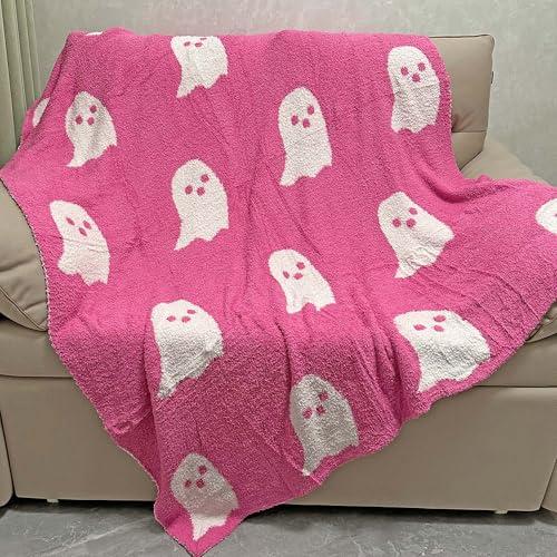 【並行輸入品】ソフトゴーストスローブランケット かわいい 面白い 不気味なブランケット ブランケット フラシ天 ふわふわ リバーシブルブランケッ_4
