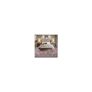 【並行輸入品】ISEAU 洗えるヴィンテージラグ 6x9 ベッドルーム エリアラグ 大型 屋内 洗濯機洗い可能 ノンスリップラグ リビングル_5