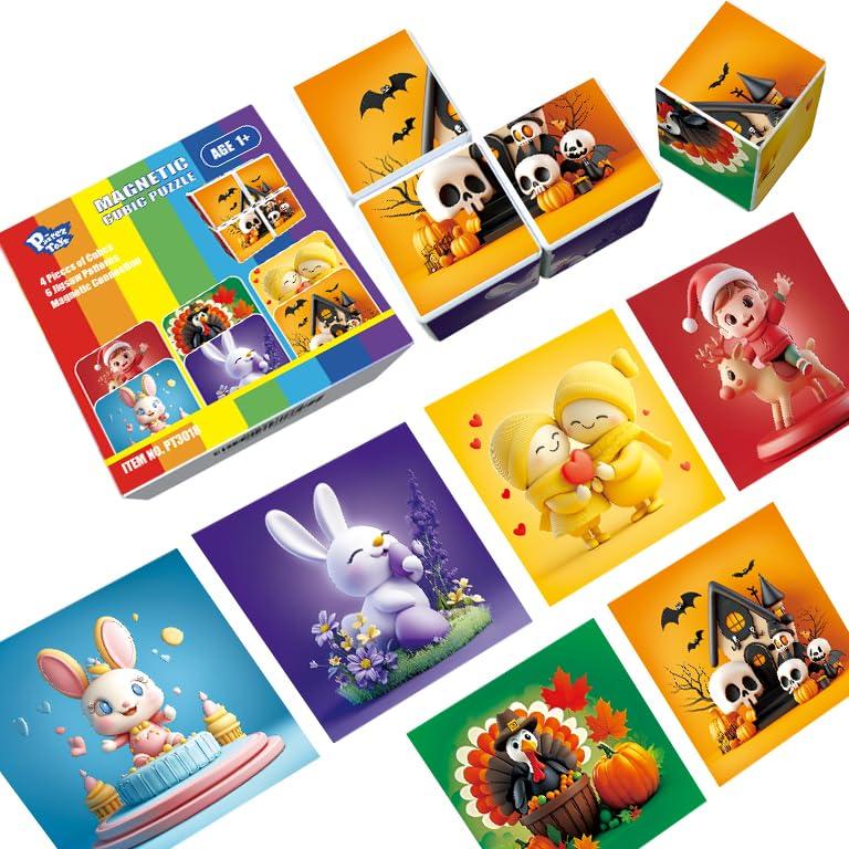 並行輸入品】Pairez Toys 磁気ブロック 1~3歳の幼児用 大型