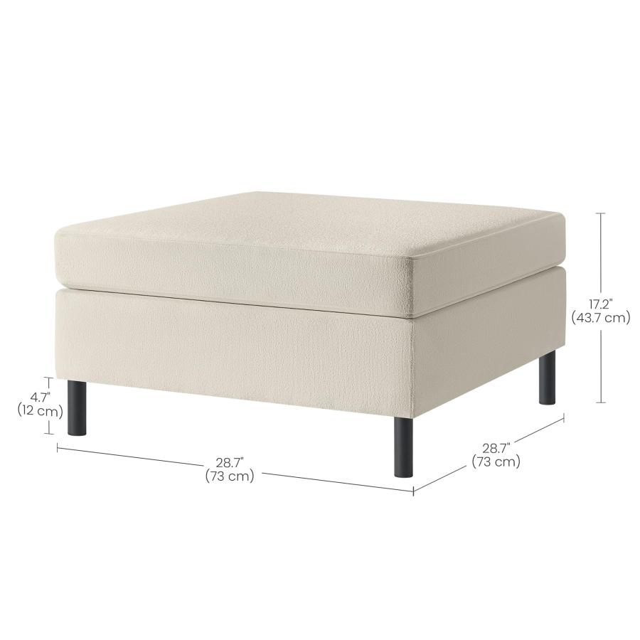 【並行輸入品】 SONGMICS HOME COMBIE Collection Ottoman Module for Modular Sof_3