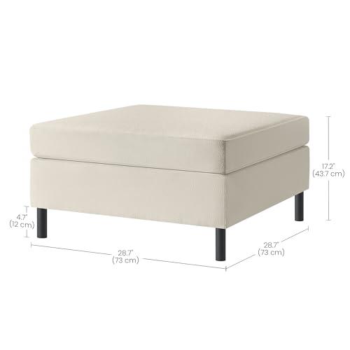 【並行輸入品】 SONGMICS HOME COMBIE Collection Ottoman Module for Modular Sof_4
