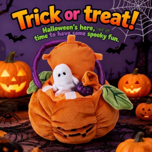 並行輸入品】CUDDLE CORNER パンプキンモンスターセット ゴーストと