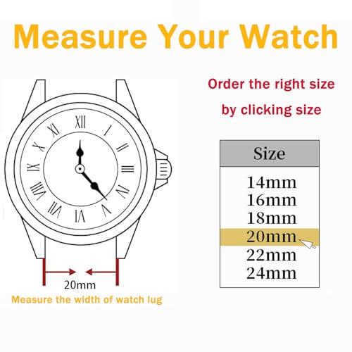 【並行輸入品】 ZLZKJS Metal Watch Bands， 14mm 16mm 18mm 20mm 22mm 24mm Adjustab_7
