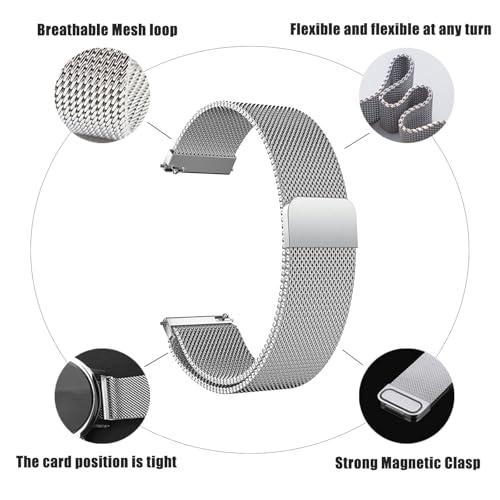 【並行輸入品】 ZLZKJS Metal Watch Bands, 14mm 16mm 18mm 20mm 22mm 24mm Adjustabの画像