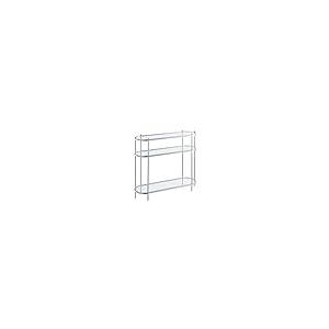 【並行輸入品】Convenience Concepts Royal Crest ガラス製オーバル玄関テーブル 31.5インチ モダンな3段ホ_5