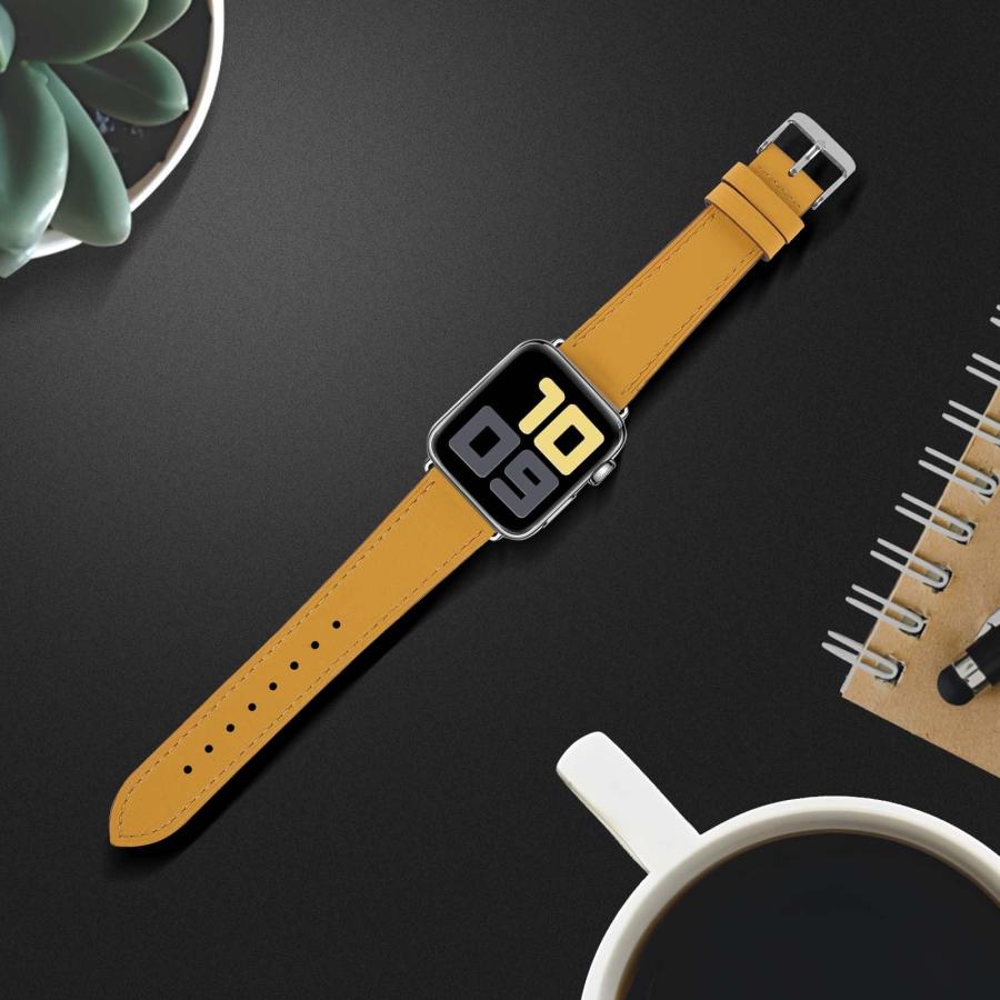 【並行輸入品】 Premium Italy Leather Bands Compatible with Samsung Galaxy Watch_3