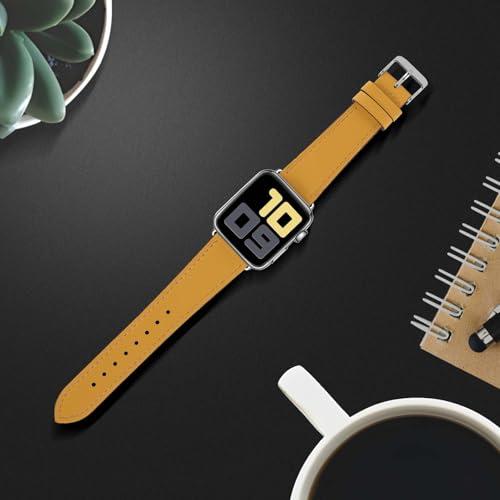 【並行輸入品】 Premium Italy Leather Bands Compatible with Samsung Galaxy Watch_4