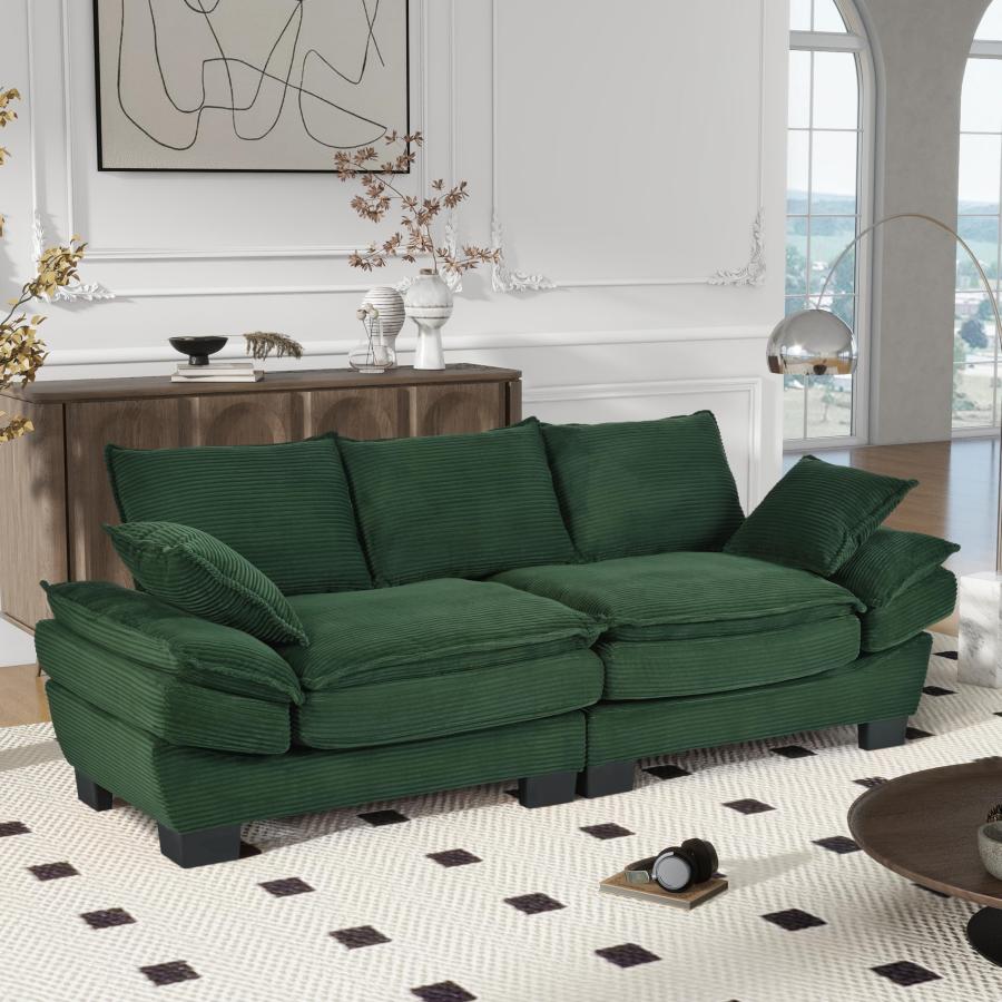 【並行輸入品】 Merax Sofas for Living Room 85.4Inch 2 3 Seater Couch Sofa， Love_3