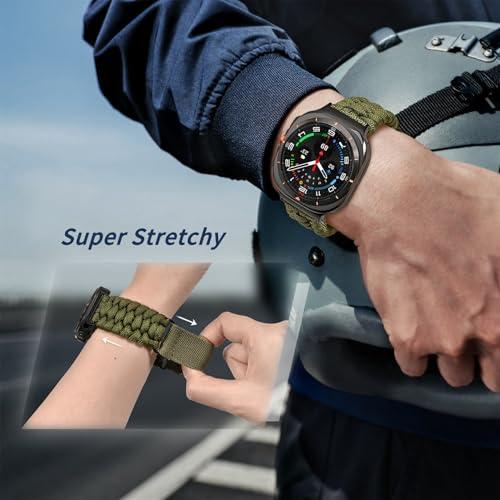 【並行輸入品】Koazon ハンドメイドサバイバルパラコードバンド Samsung Galaxy Watch Ultra 47mm Watch対_7