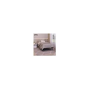 【並行輸入品】 Milliard Roll Out Trundle Bed with Wheels， Modern Black Frame， T_2