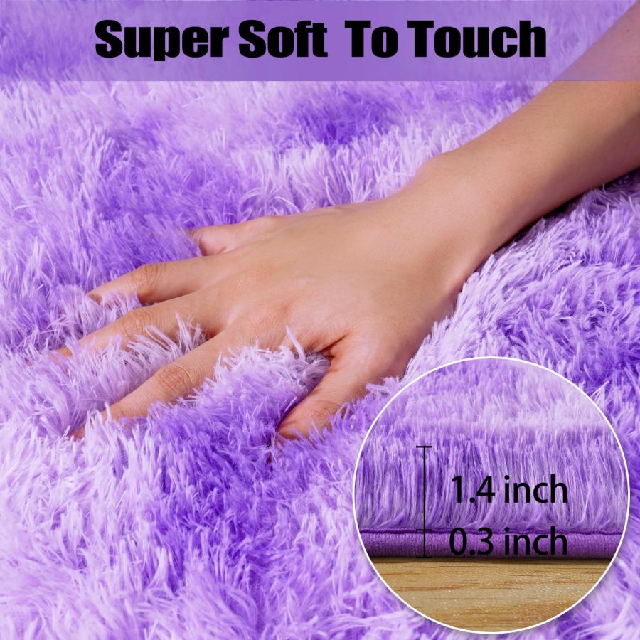 【並行輸入品】 qulint 9x12 Rug for Living Room， Soft Shag Large Area Rug for Be_3