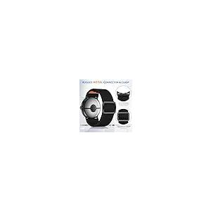 【並行輸入品】AMANECER 伸縮ナイロンバンド Pixel Watch 3 45mm対応 メタルコネクター&クラスプ 調節可能なスポーツ編組_5