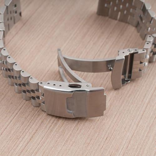 【並行輸入品】StrapHabit Jubilee クイックリリース腕時計ブレスレット スプリングバー付き   バンドストラップ ステンレススチの画像