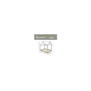 【並行輸入品】 Purveyor 15 The Ozarks Queen House Bed， Solid Poplar Wood Montes_3