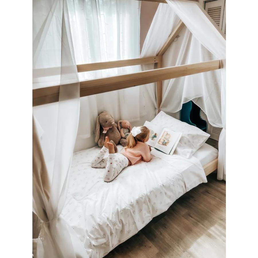 【並行輸入品】 Purveyor 15 The Ozarks Queen House Bed， Solid Poplar Wood Montes_6
