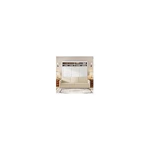 【並行輸入品】 Linique Queen Size Murphy Bed with Sofa and Top Shelf, Horizontaの画像