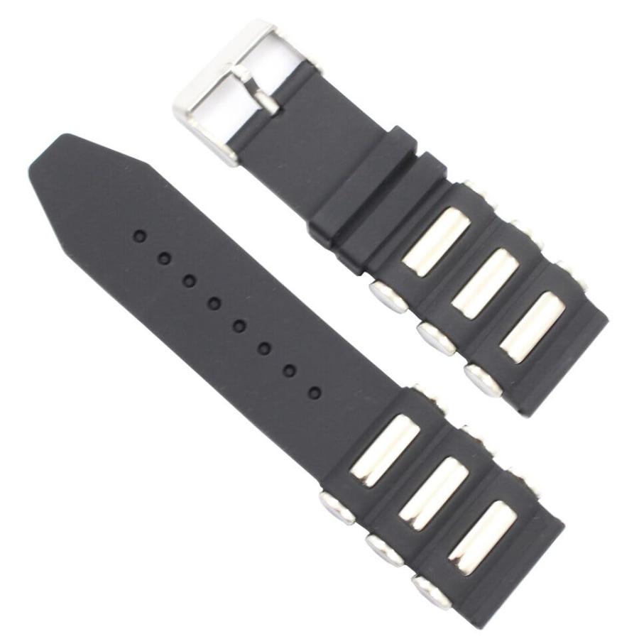 【並行輸入品】 26MM SOFT RUBBER DIVER BAND STRAP Fit for INVICTA EXCURSION 1820の画像