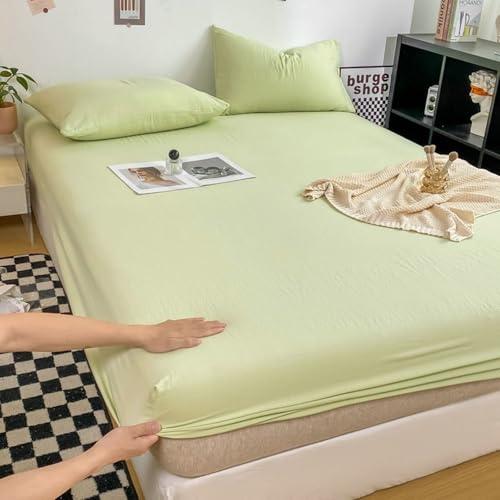 【並行輸入品】 Calefee Fitted Bed Sheet 35x80 inch， Bed Sheets Polyester Solid_1