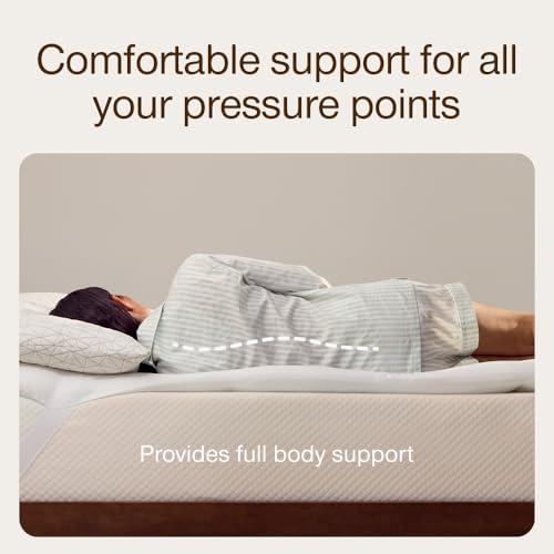 【並行輸入品】Coop Home Goods エッセンス ダウン代替マットレストッパー フル、フラシ天の2インチのマチとバッフルボックスデザイン