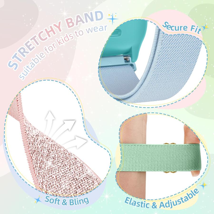 【並行輸入品】伸縮性のあるギズモウォッチバンド 子供用 Gizmo Watch 3 2 1/ Gabb Watch 3 2 1/ SyncUP/_3