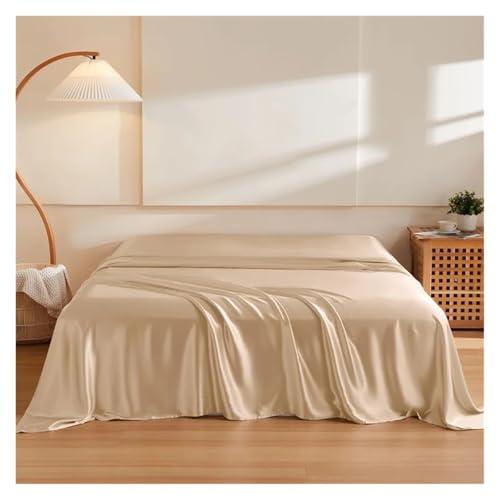 【並行輸入品】 NTDRULFK 1PC Mulberry Silk Flat Sheet Bed Sheets Top Sheet Singl_4