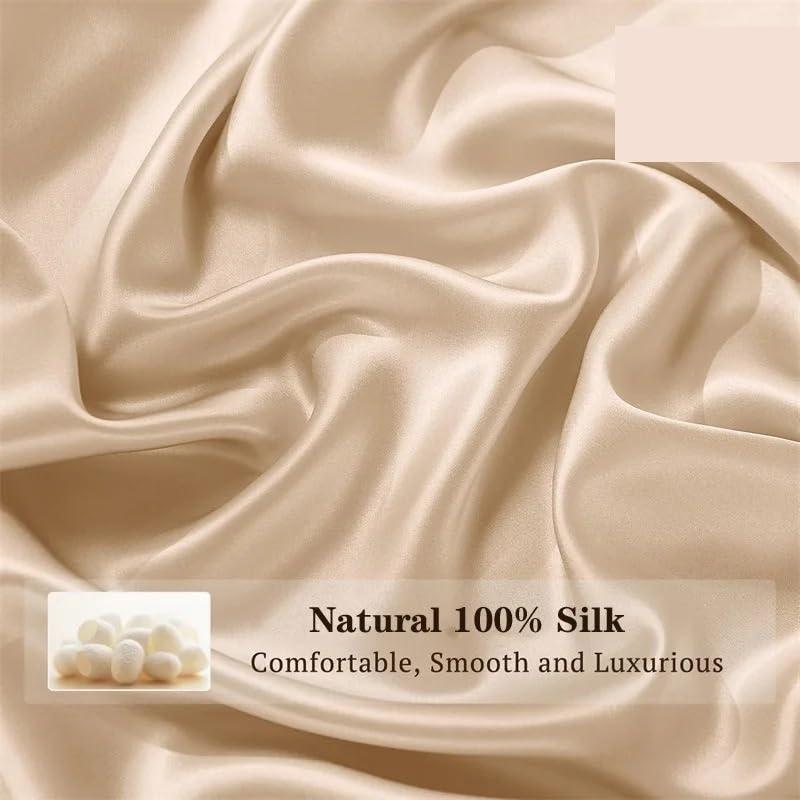 【並行輸入品】 NTDRULFK 1PC Mulberry Silk Flat Sheet Bed Sheets Top Sheet Singl_6