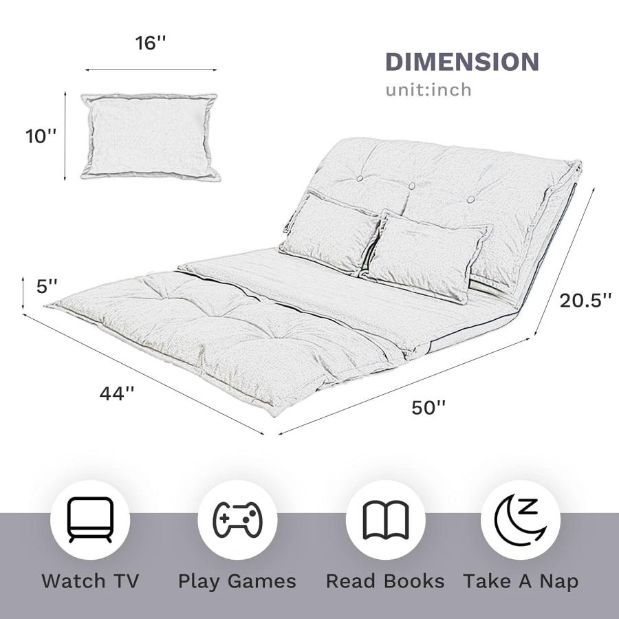 【並行輸入品】 TY ARTS & CULTURE Sofa Bed Comfortable Adjustable Futon Sofa Bed