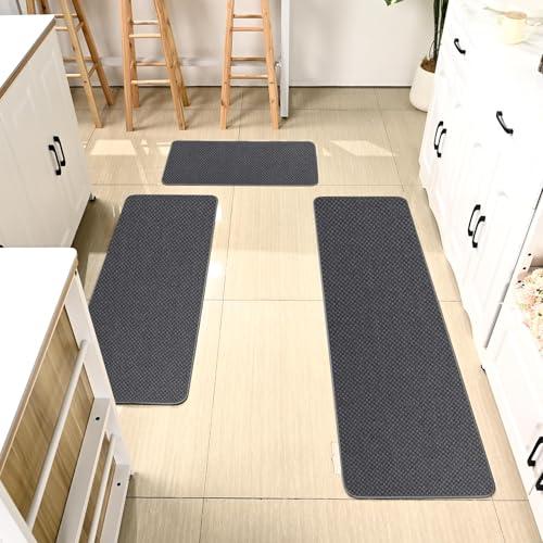 【並行輸入品】 Olgaa Kitchen Rugs Sets of 3 for Floor Non Slip Kitchen Rugs Mat_4