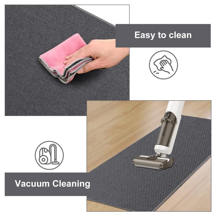 【並行輸入品】 Olgaa Kitchen Rugs Sets of 3 for Floor Non Slip Kitchen Rugs Mat_9