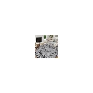 【並行輸入品】 Washable 5x7 Rug Modern Distressed Indoor Throw Rug Non Slip Liv_2