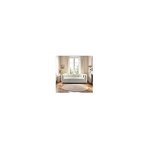 【並行輸入品】 Modern Lambswool Loveseat Sofa Couch for Living Room， 84" Comfy