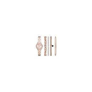 【並行輸入品】Folioレディース3針ローズゴールド調合金腕時計ギフトセット Folio Women's Three Hand Rose Gol_2