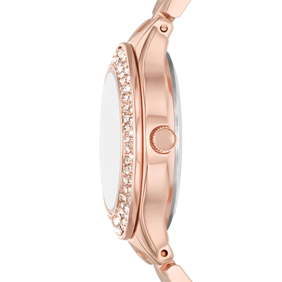 【並行輸入品】Folioレディース3針ローズゴールド調合金腕時計ギフトセット Folio Women's Three Hand Rose Gol_6