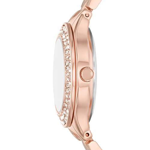 【並行輸入品】Folioレディース3針ローズゴールド調合金腕時計ギフトセット Folio Women's Three Hand Rose Gol_7