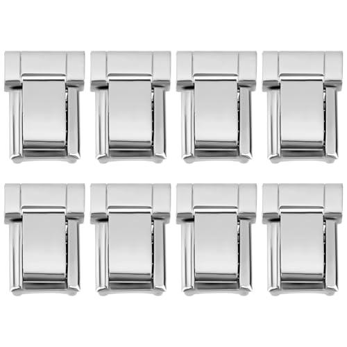 【並行輸入品】FREEBOSS 8個 0.55インチ 腕時計バンド用追加リンク ステンレススチール腕時計ストラップ 延長チェーン 時計エクステン_1