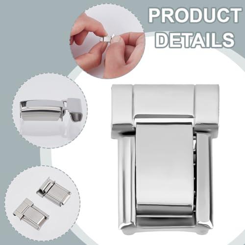 【並行輸入品】FREEBOSS 8個 0.55インチ 腕時計バンド用追加リンク ステンレススチール腕時計ストラップ 延長チェーン 時計エクステン_7