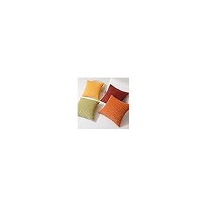 【並行輸入品】Kevin Textile 秋装飾クッションカバー 20x20インチ 4枚セット ソフト ボーホー コーデュロイ スローピローケー