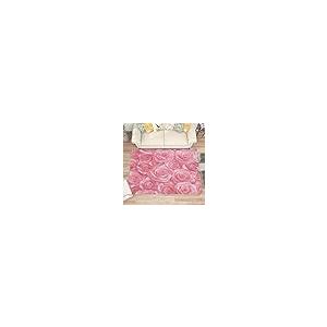 【並行輸入品】 Pink Rose Rugs for Bedroom Rose Floral Rug， 5x8 Rug， Romantic_5