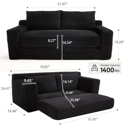 並行輸入品】WILLIAMSPACE 71インチ モダン ラブシートソファ