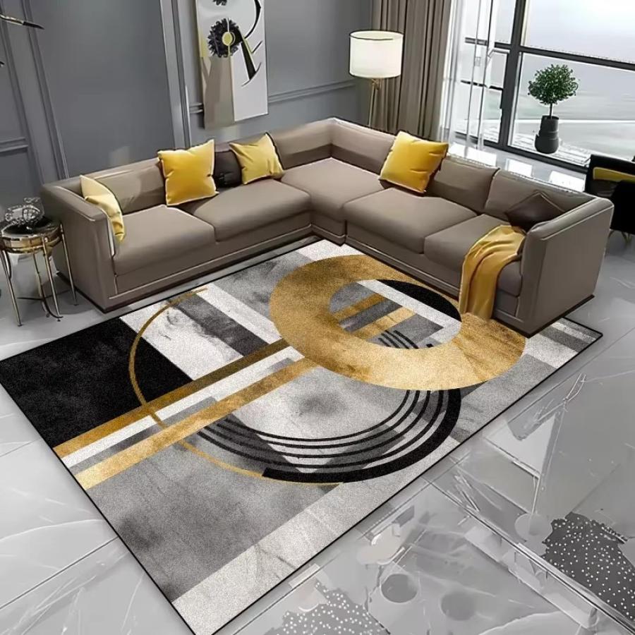 【並行輸入品】 Machine Washable Area Rugs 6'x8'(71"x98") Nordic Geometric Abstr