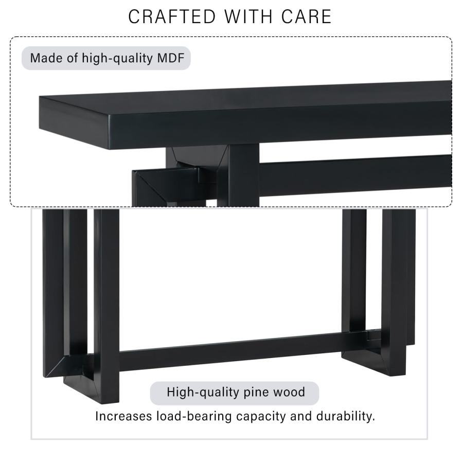 【並行輸入品】 Sailret Solid Wood Console Table， 59.1 Inch， Extra Long Entryway_6