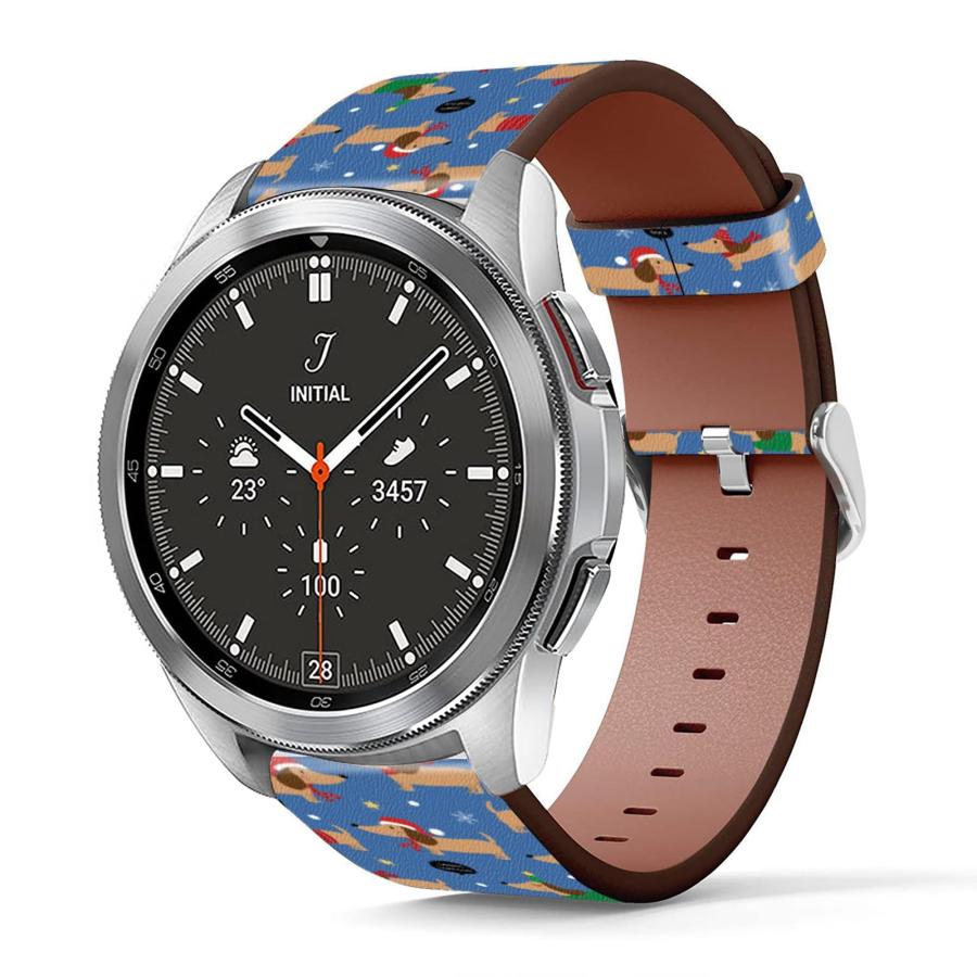 【並行輸入品】Mingdao Galaxy Watch 3 (45mm) / Galaxy Watch (46mm) パターン PUレザー バン