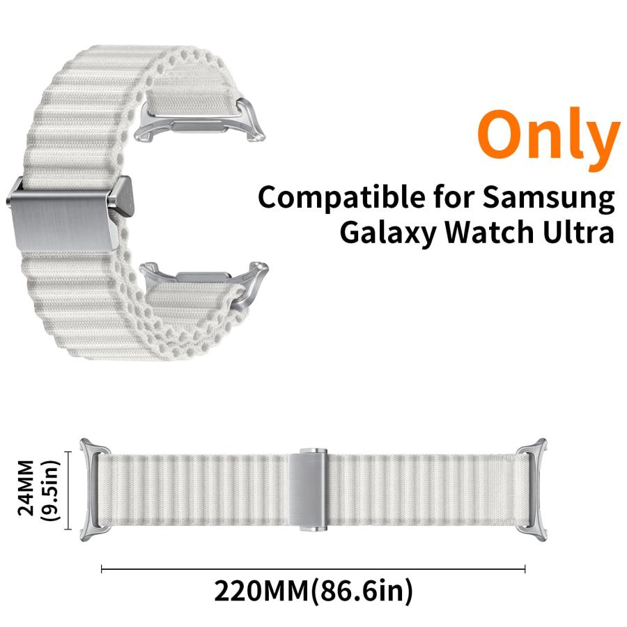 並行輸入品】トレイルバンド Samsung Galaxy Watch Ultra 2025/2024に 