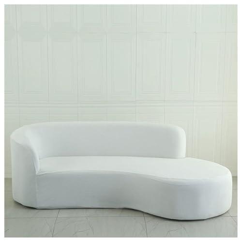 【並行輸入品】 GVXOX Jacquard Curved Sectional Couch Covers， Stretch Cloud Couc_1