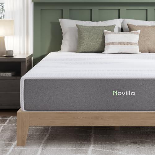 【並行輸入品】Novilla 10インチ ツインサイズマットレス 子供用ツインメモリーフォームマットレス 二段ベッド用 冷却ジェルフォーム メデ_1