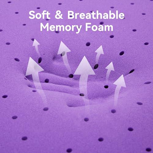 【並行輸入品】 BDEUS Dual Layer Gel Memory Foam Mattress Topper Twin & Waterpro_4