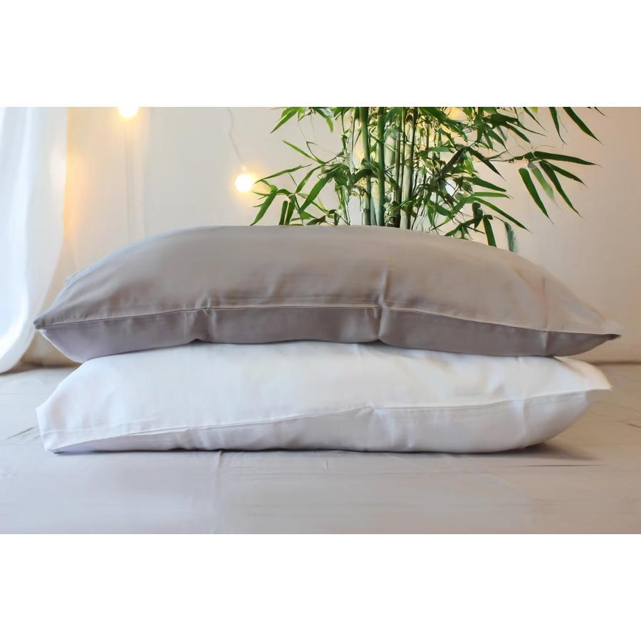 【並行輸入品】 One Bed Cool Lazy Bamboo Viscose Sheet Set， (King， Stone)_6