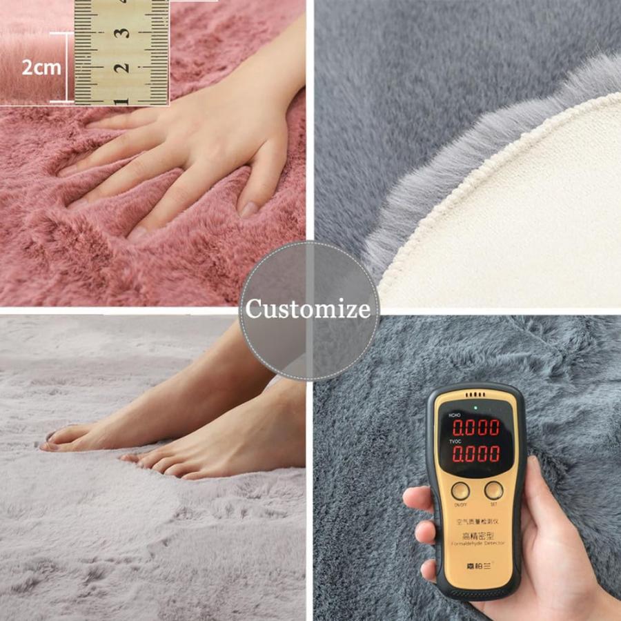 【並行輸入品】 Home Decor Carpet Living Room Soft Fluffy Plush Rugs Children Be_3