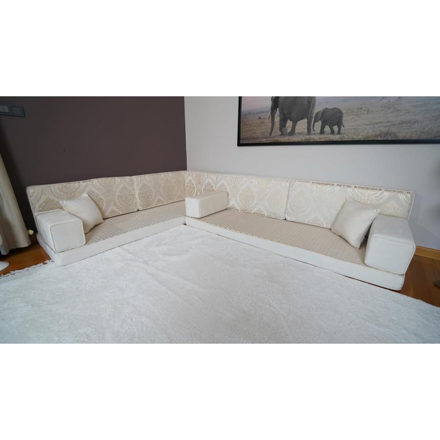 【並行輸入品】 arabicsofa Arabic Majlis Sofa Seating Handmade Modular Floor S_3